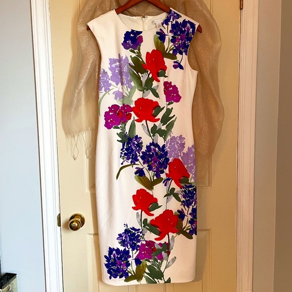 White flower dress - Picture 1 of 2